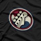 Colorful Bass Guitar Sign T-Shirt