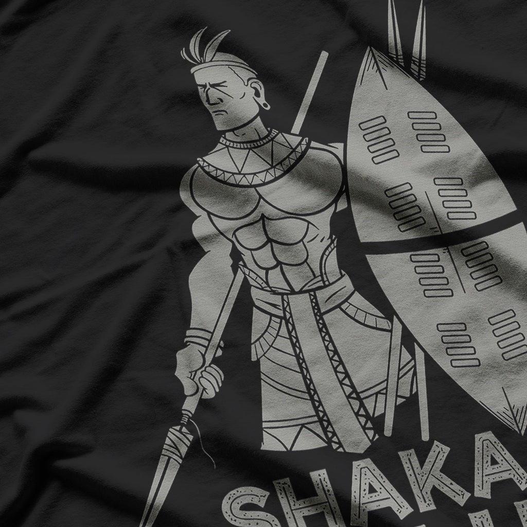 Cool Shaka Zulu African King of Power, Pride, and Legacy T-Shirt