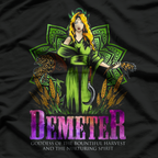 Demeter Goddess Ancient Greek Mythology, Gods and Religion T-Shirt