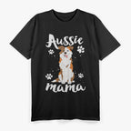 Australian Shepherd Red Tri Dog World's Best Aussie Mama T-Shirt