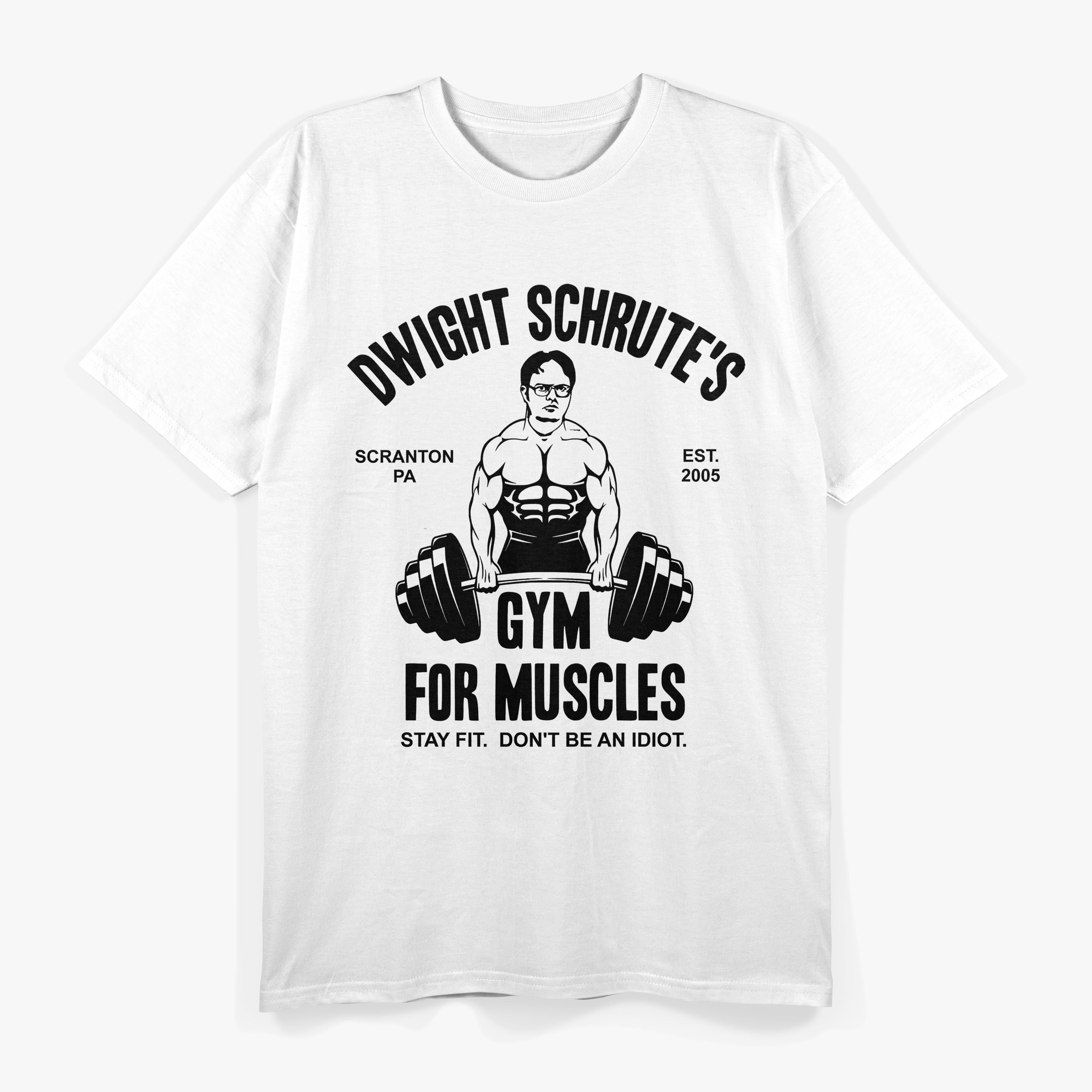 Dwight Schrute's Gym For Muscles Funny Office T-Shirt