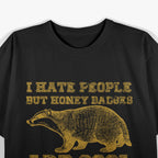 Retro Honey Badger Funny Animal Lover T-Shirt