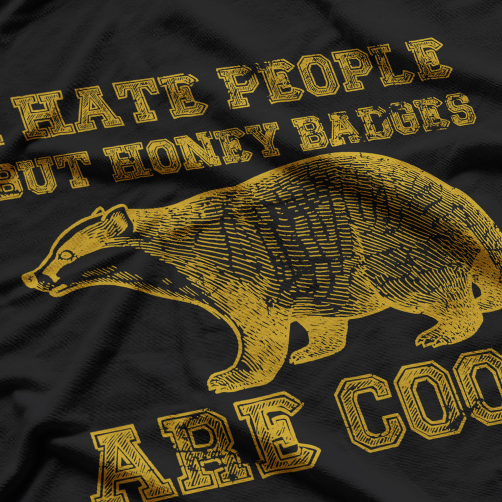 Retro Honey Badger Funny Animal Lover T-Shirt