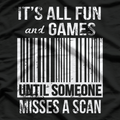 Funny Misses A Scan Postal Worker T-Shirt