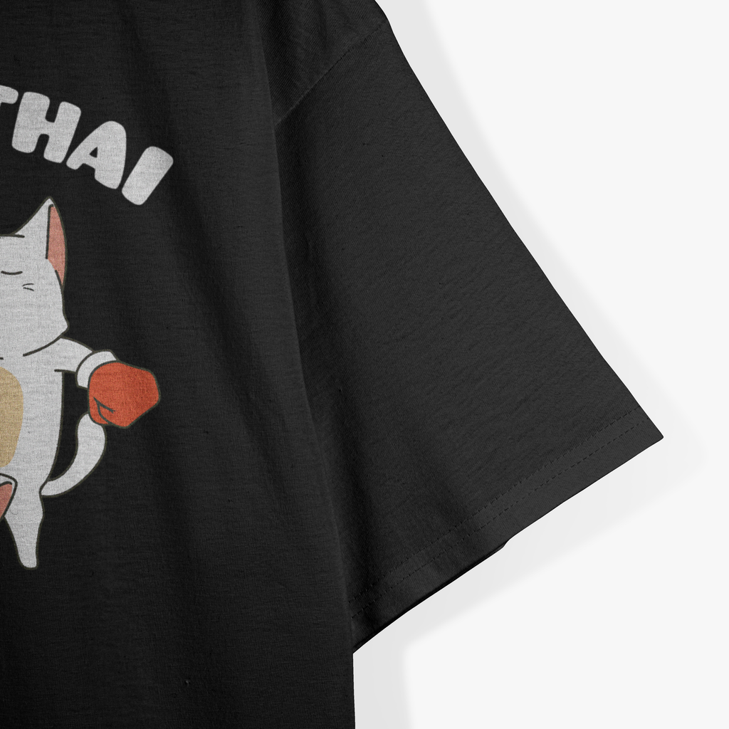 Funny Muay Thai Cats Thai Boxing Fighter Gift T-Shirt