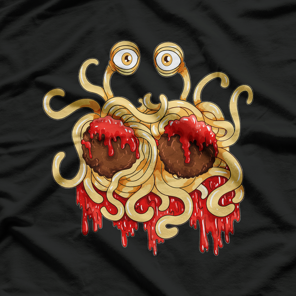 Flying Spaghetti Monster Meatball Pastafarianism T-Shirt