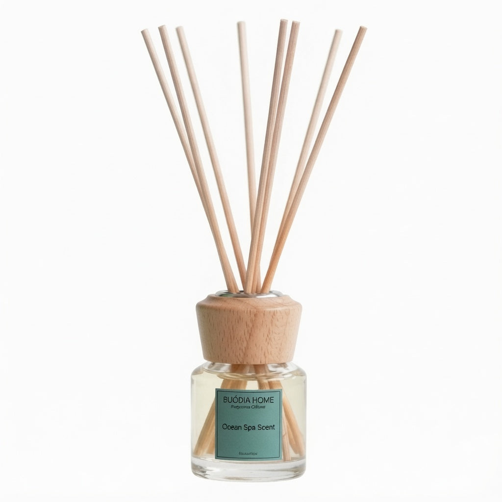Euodia Home Green Tea Accord Fragrance Diffuser 100ml – Aromatherapy Reed Diffuser
