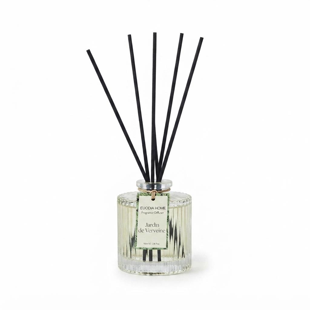 Euodia Home Jardin De Verveine Reed Diffuser 100ml – Aromatherapy Home Fragrance Diffuser