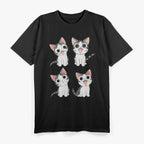 Animal Gray-White Cat T-Shirt