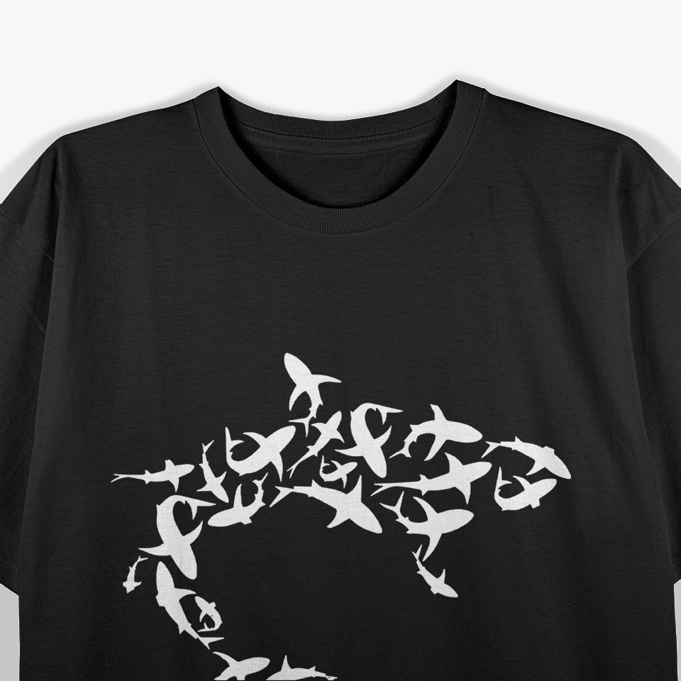 White Shark Lover Biology Animal Science T-Shirt