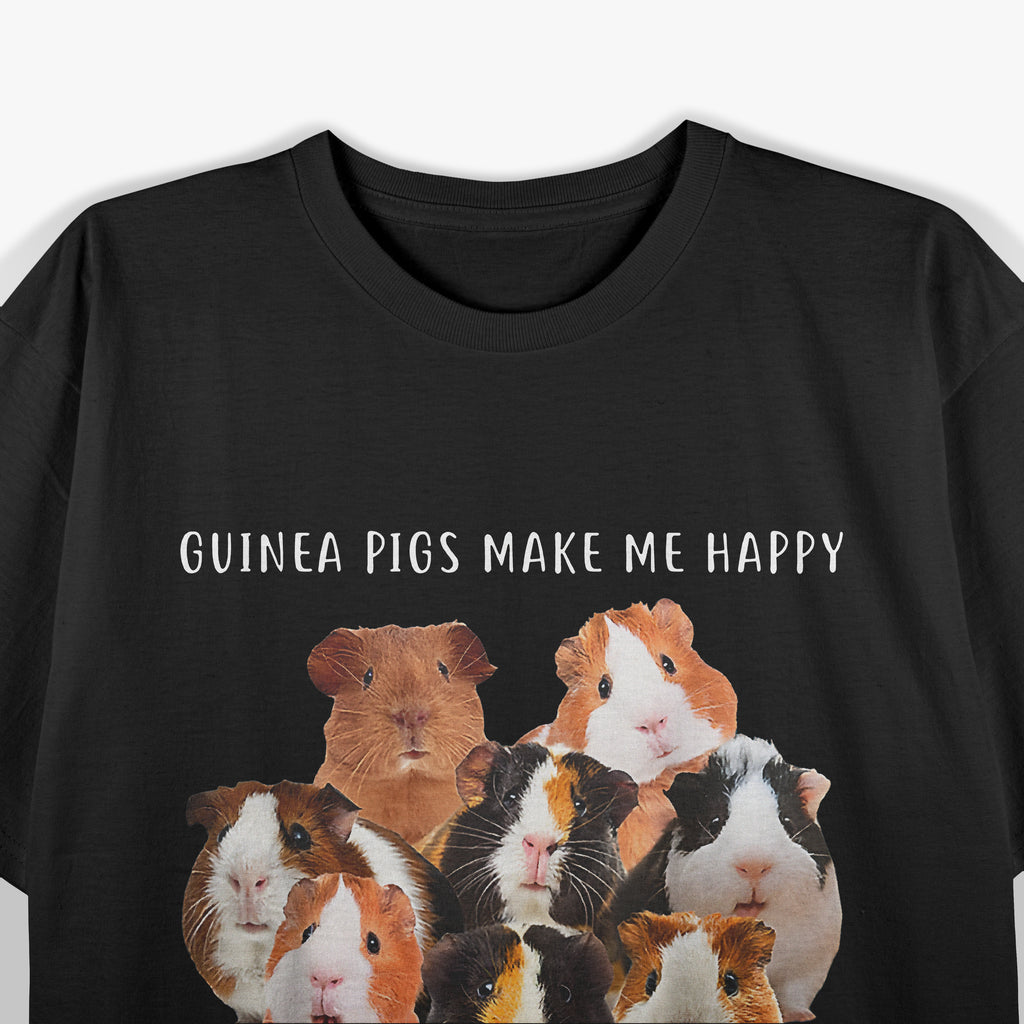 Funny Guinea Pigs Make Me Happy Humans Make My Head Hurt T-Shirt
