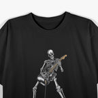 Happy Skeleton Guitar Halloween Great Gift T-Shirt