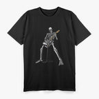 Happy Skeleton Guitar Halloween Great Gift T-Shirt