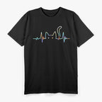 Cat Lover Cat Heartbeat Cute Cat Heartbeat T-Shirt
