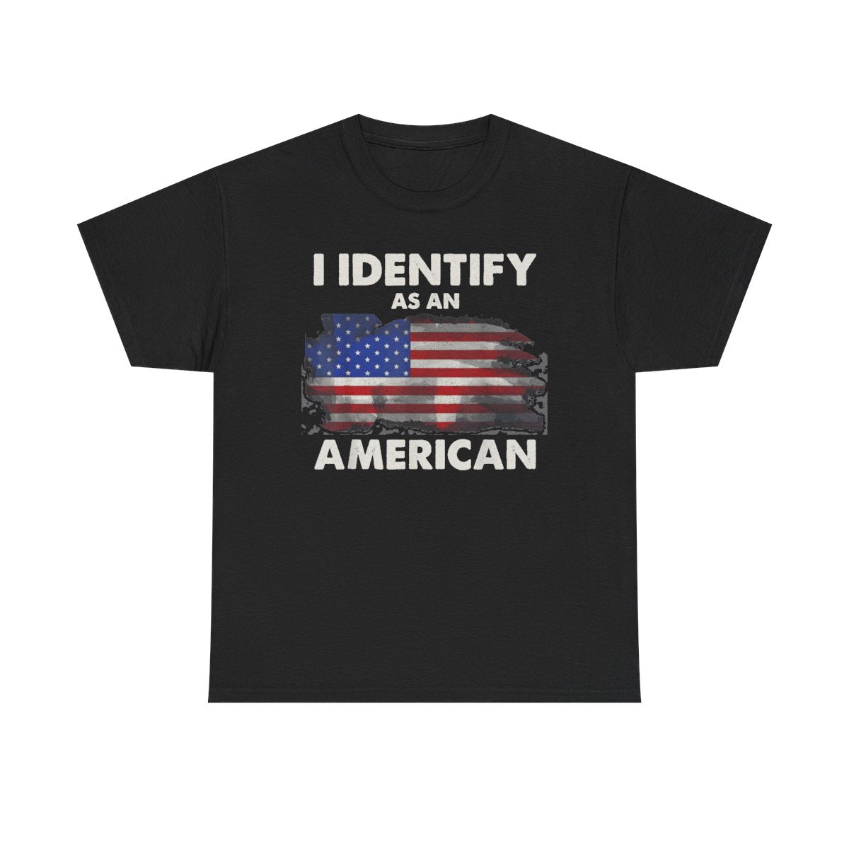I Identify as an American US Flag Patriotic T-Shirt