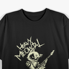 Meowtal - Cat Playing Guitar Like a Rock Star T-Shirt