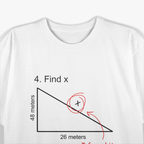 Find X Math Joke Perfect For Teachers and Dad Humor T-Shirt