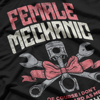 Mechanic Car Auto Girl Diesel Garage Wife Girlfriend T-Shirt