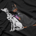 Dalmatian Doberman Cool Dog Breed Lovers Gift T-Shirt