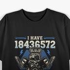 Dark Funny V8 Engine 18436572 Mechanic T-Shirt
