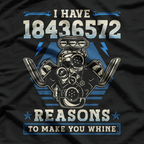 Dark Funny V8 Engine 18436572 Mechanic T-Shirt