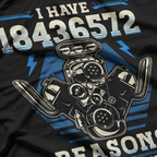 Dark Funny V8 Engine 18436572 Mechanic T-Shirt
