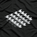 Fish Swan Lake Optical Illusion Artistic Design T-Shirt