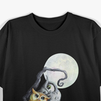 Owls in Love Under Moonlight Romantic T-Shirt