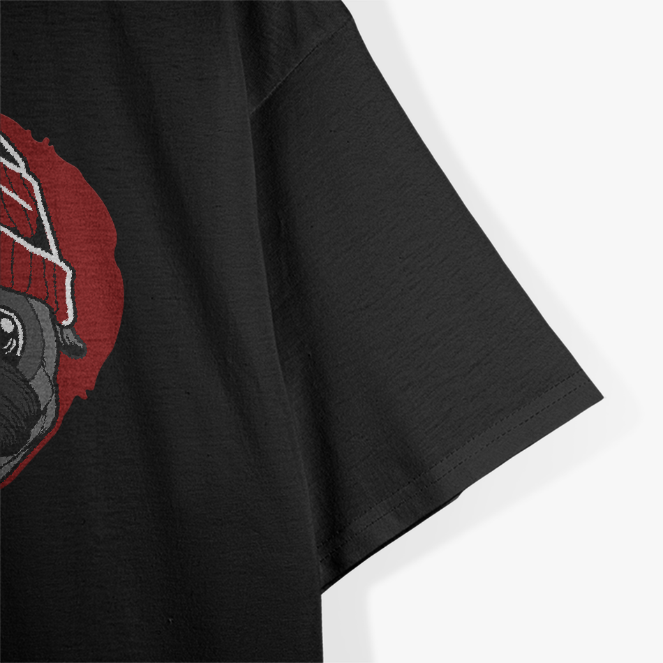 Pug Dog Face Cute Pet Lover Funny Animal T-Shirt