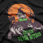 Witch’s Raccoon Cute Halloween Magic Animal Design T-Shirt