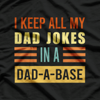 Dad Joke Database – Ultimate Pun Master Vintage T-Shirt
