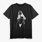 Sexy Nuns Bad Habits Unholy Design T-Shirt