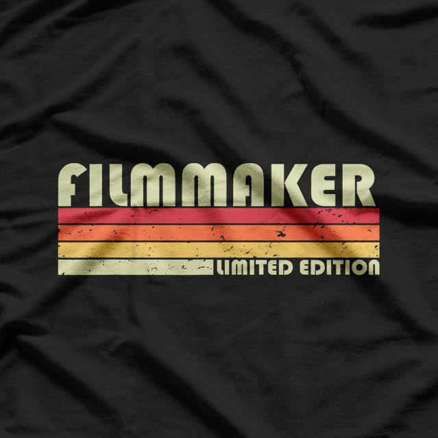 FILMMAKER Funny Job Title Profession Birthday Worker T-Shirt