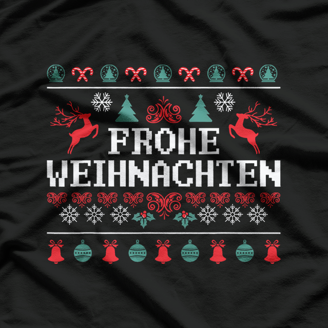 German Merry Christmas – Funny Holiday Germany Design T-Shirt