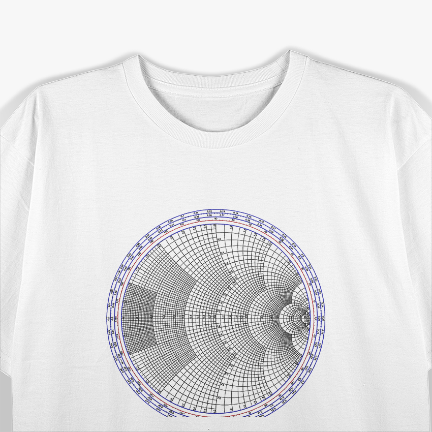 Radio Electrical Electronic Engineer Smith Chart T-Shirt