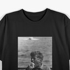JFK Shades & Ice Cream - Cool Vintage President T-Shirt