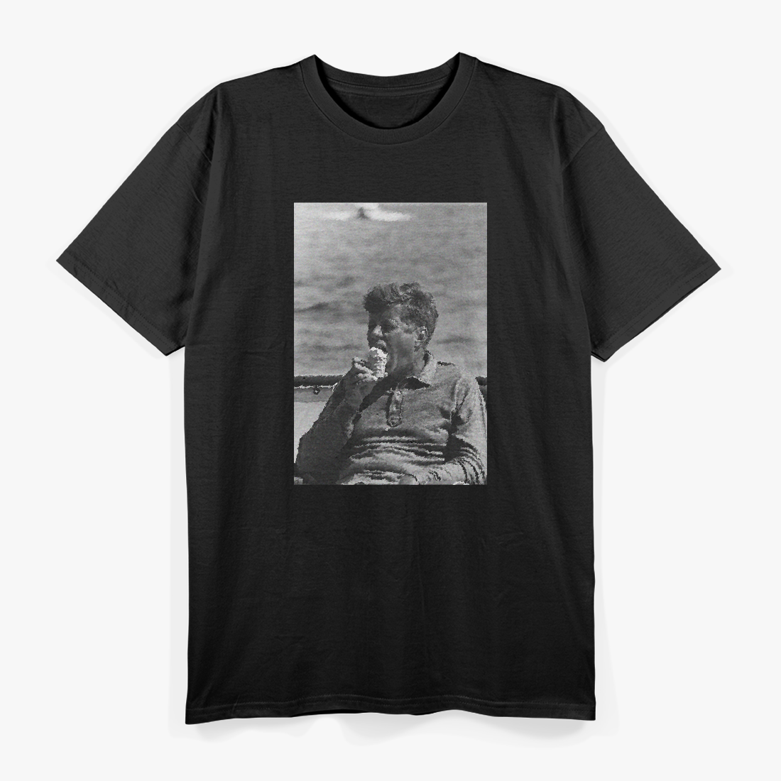 JFK Shades & Ice Cream - Cool Vintage President T-Shirt