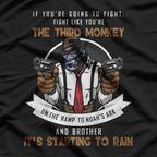 Fight Like a Monkey: Vintage Wild Warrior T-Shirt