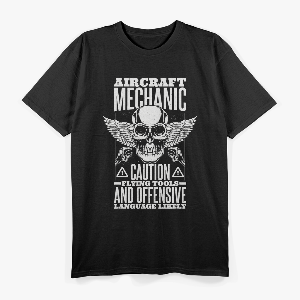 Aircraft Mechanic Flying Tools And Language Plane T-Shirt
