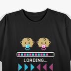 Gamer Dad Leveling Up – Baby Loading Reveal T-Shirt