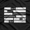 Redacted - Funny Conspiracy Theorist Satirical Humor T-Shirt