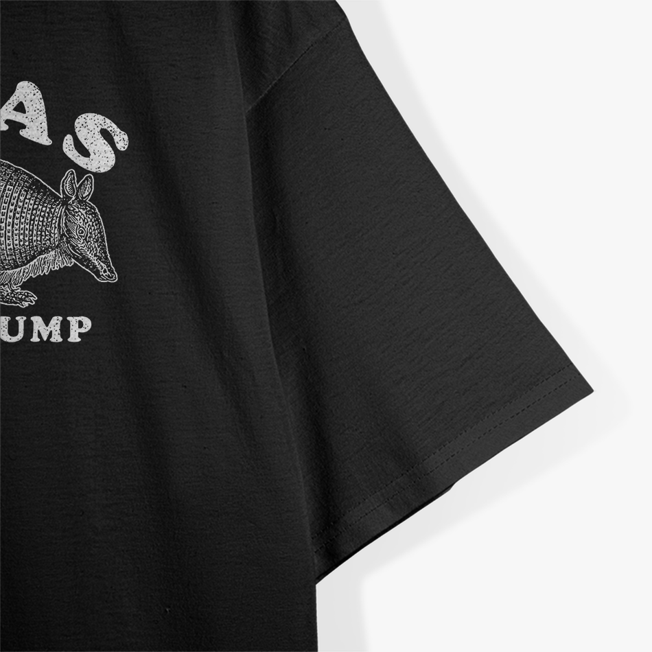 Texas Speed Bump 9 Banded Armadillo Funny Roadkill Humor T-Shirt