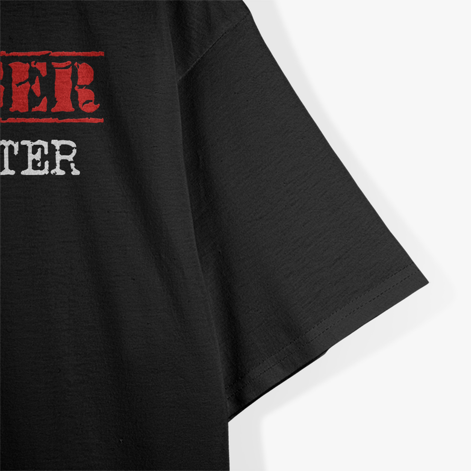 Danger No Filter Funny Warning Sign Humor T-Shirt