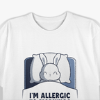 I'm Allergic to Mornings Funny Sleepy Anti-Morning Person T-Shirt