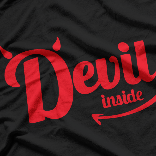 Funny Devil Inside Humor T-Shirt