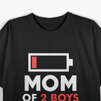 Mom of 2 Boys, Gift from Son Mothers Day Birthday T-Shirt