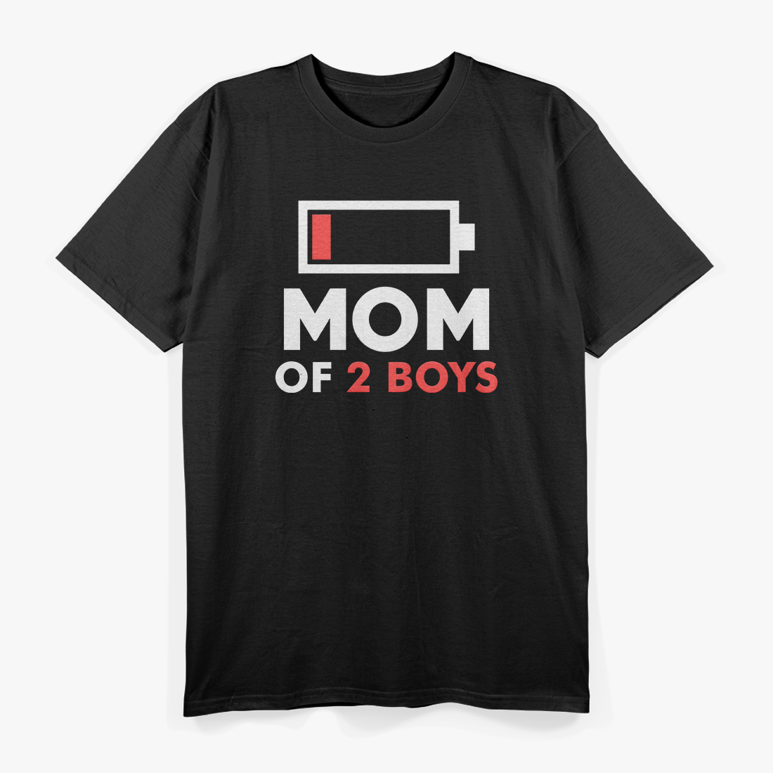Mom of 2 Boys, Gift from Son Mothers Day Birthday T-Shirt
