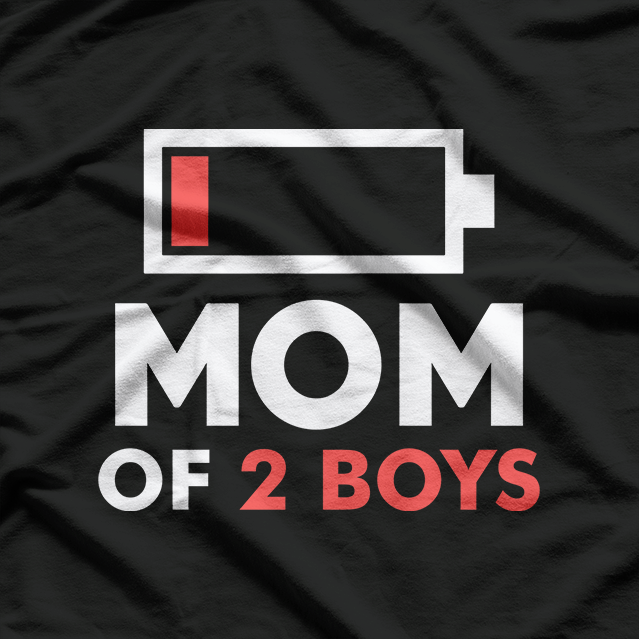 Mom of 2 Boys, Gift from Son Mothers Day Birthday T-Shirt