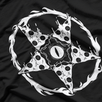 Blackcraft Pizzagram - Pizza Sigil Baphomet Pentagram T-Shirt