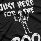 Just Here for the Boos – Funny Halloween Drinking Party T-Shirt